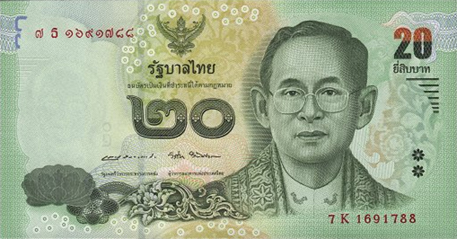 Thailand currency by THAIBAHT.BIZ
